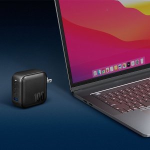 Ładowarka Energea ENERGEA ład. siec. 1xUSB+3xUSB-C PD-PPS-QC 3.0 100W 3C1A czarny/black US+EU Travelite GAN100 9