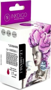 Tusz Lexmark Tusz INKDIGO do LEXMARK 100 XL Magenta 1