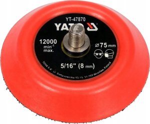 Yato YATO DYSK / TALERZ POLERSKI Z RZEPEM  75mm  5/16" 1