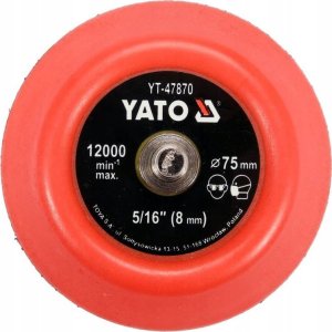 Yato YATO DYSK / TALERZ POLERSKI Z RZEPEM  75mm  5/16" 2