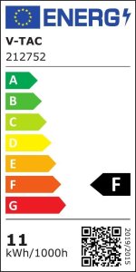 V-TAC Żarówka LED WiFi V-TAC 11W E27 A60 SMART Amazon Alexa Google Home VT-5113 RGB+2700K-6400K 1055lm 2