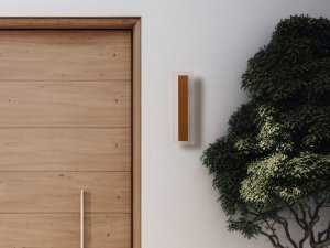 Kinkiet Beliani Lampa ścienna zewnętrzna LED 30 cm złota ROSALIE 3