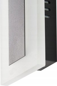 Kinkiet Beliani Lampa ścienna zewnętrzna LED z czujnikiem ruchu 30 cm czarna SAVANE 4