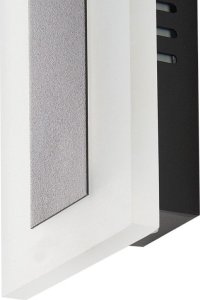 Kinkiet Beliani Lampa ścienna zewnętrzna LED z czujnikiem ruchu 80 cm czarna SAVANE 6