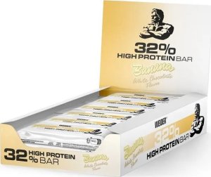 Weider Weider - Baton Proteinowy 32% Białka, Banan Biała Czekolada,  12 batonów x 60g 1