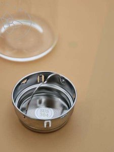 MPLCo Butelka SZKLANA bidon z filtrem MINTY BAMBUS 0,7L 5