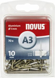 Novus Nity aluminiowe A3/10 NOVUS [70 szt.] 1