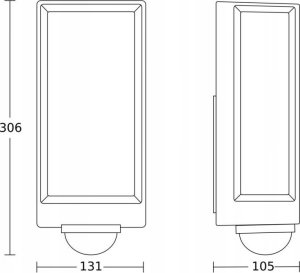 Kinkiet Steinel Oprawa LED Steinel L 42 LED SC 3