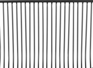 Beliani Metal Krzesło barowe Zestaw 2 Czarny FREDONIA 7