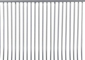 Beliani Zestaw 2 krzeseł barowych metalowy srebrny FREDONIA 7