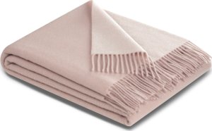 Biederlack Pled bawełniano-kaszmirowy 130x170 cm Rose Ecru 797544 1