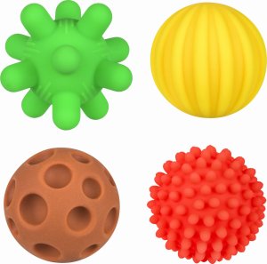 Tullo Piłki sensoryczne 4szt Bez dziurki 495 74958 2