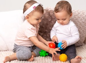 Tullo Piłki sensoryczne 4szt Bez dziurki 495 74958 3