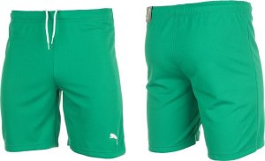 Puma Spodenki dla dzieci Puma teamRISE Short Jr zielone 704943 05 140cm 1