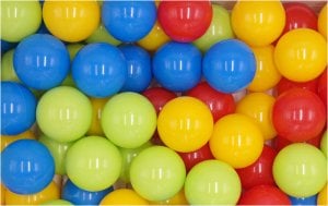Coil Coil kolorowe piłeczki piłki 6cm do suchego basenu 100szt c0001 1