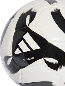 Adidas Piłka nożna Tiro Club biało-czarna HT2430 r. 4 3
