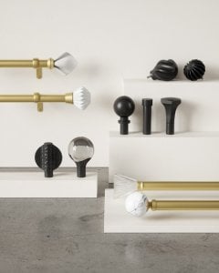 Umbra UMBRA karnisz pojedynczy HELIX 107 - 305 cm czarna 5