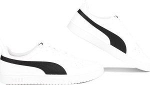 Puma Buty dla dzieci Puma Rickie Jr biało-czarne 384311 03 37,5 1