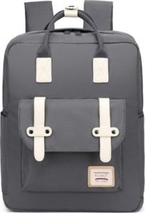 Plecak turystyczny Kono Prostokątny Plecak Tornister Szary River 3