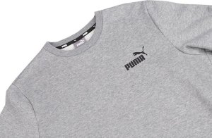 Puma Bluza męska Puma ESS Small Logo Crew FL szara 586682 03 S 4