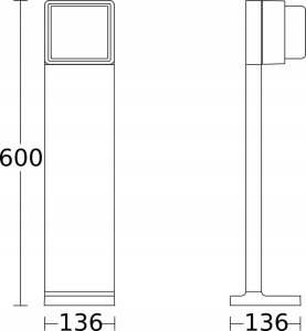 Steinel OPRAWA SŁUPKOWA GL 85 SC 600 2