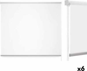 Gift Decor Roleta 180 x 180 cm Biały Materiał Plastikowy (6 Sztuk) 1