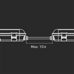 Świetlówka V-TAC 36W 120LM/WATT-LED WP X-SERIES ECONOMICAL TUBE-120CM-4000K VT-1253 7