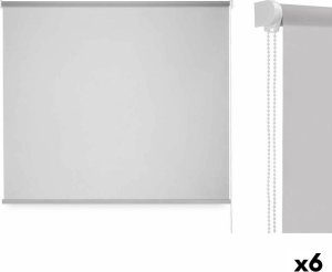 Gift Decor Roleta 180 x 180 cm Szary Materiał Plastikowy (6 Sztuk) 1