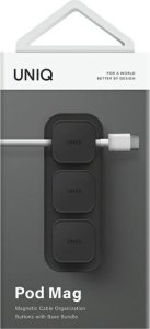 Podstawka Uniq UNIQ Pod Mag magnetyczny organizer do kabli + baza ciemnoszary/charcoal dark grey 4