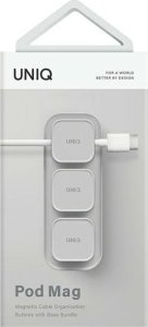 Podstawka Uniq UNIQ Pod Mag magnetyczny organizer do kabli + baza szary/chalk grey 4