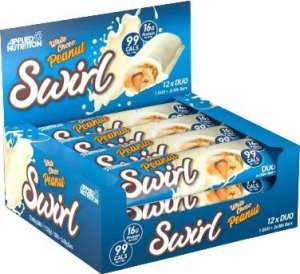 Applied Nutrition Applied Nutrition - Swirl Duo Bar, White Choco Peanut,  12 batonów 1