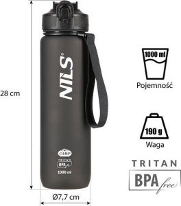 Triton NCD68 BUTELKA CZARNA TRITANOWA NILS CAMP 6
