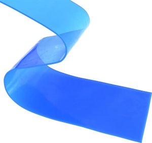 vidaXL vidaXL Kurtyna paskowa, niebieska, 300 mm x 2,6 mm, 25 m, PVC 6