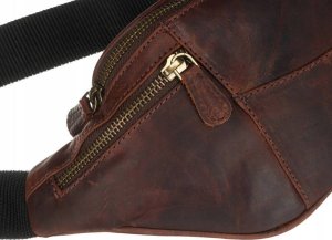 Peterson Skórzana Saszetka Męska Na Biodra 5