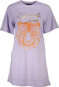 Cavalli Class CAVALLI CLASS FIOLETOWY T-SHIRT DAMSKI Z KRÓTKIM RĘKAWEM S 1