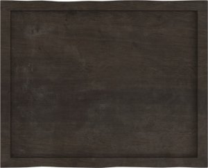 vidaXL vidaXL Blat, ciemnobrązowy 80x60x(2-4) cm drewno z naturalną krawędzią 5