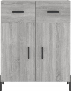 vidaXL Szafka, szary dąb sonoma, 69,5x34x90cm 6