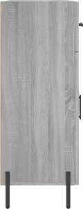 vidaXL Szafka, szary dąb sonoma, 69,5x34x90cm 7