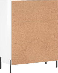 vidaXL vidaXL Szafka, biała, połysk, 69,5x34x90 cm, materiał drewnopochodny 8