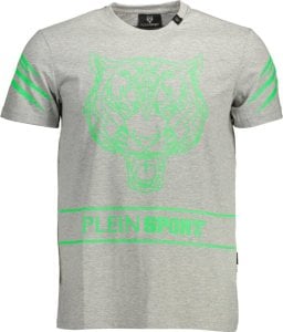 Plein Sport T-SHIRT MĘSKI Z KRÓTKIM RĘKAWEM PLEIN SPORT SZARY L 1