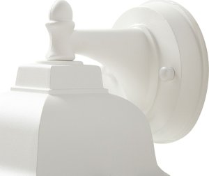 Kinkiet Beliani Lampa ścienna zewnętrzna biała FINDON 3