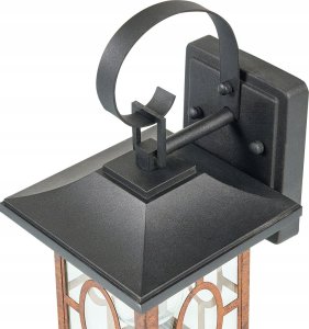 Kinkiet Beliani Lampa ścienna zewnętrzna miedziana SHAGGIE 4