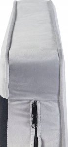 Beliani Szezlong welurowy prawostronny szary ALLIER 7