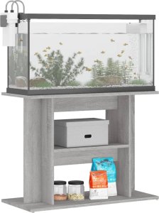 vidaXL vidaXL Szafka pod akwarium, szarość betonu, 80x35x60 cm 3