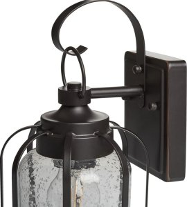 Kinkiet Beliani Lampa ścienna zewnętrzna czarna WOOLER 5