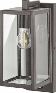 Kinkiet Beliani Lampa ścienna zewnętrzna z czujnikiem ruchu czarna MEGGET 9