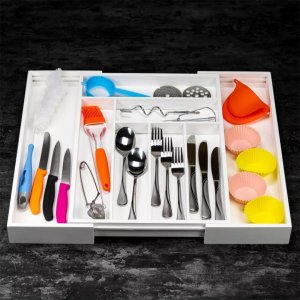 KingHoff WKŁAD BAMBUSOWY DO SZUFLADY KINGHOFF KH-1748 biały 2