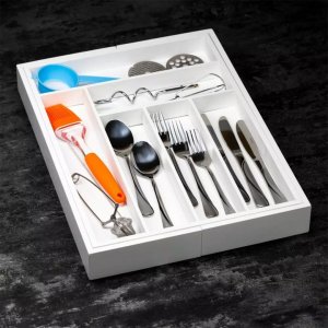 KingHoff WKŁAD BAMBUSOWY DO SZUFLADY KINGHOFF KH-1748 biały 5