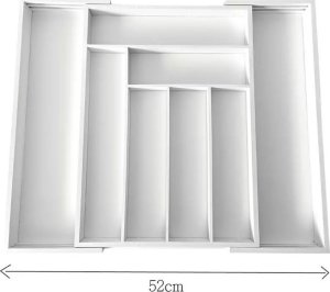 KingHoff WKŁAD BAMBUSOWY DO SZUFLADY KINGHOFF KH-1748 biały 6