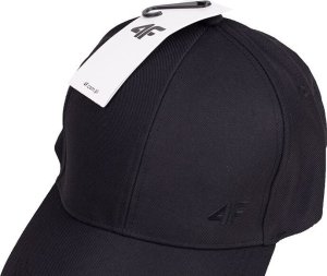 4f Czapka z daszkiem damska 4F F161 głęboka czerń 4FAW23ACABF161 20S M 4
